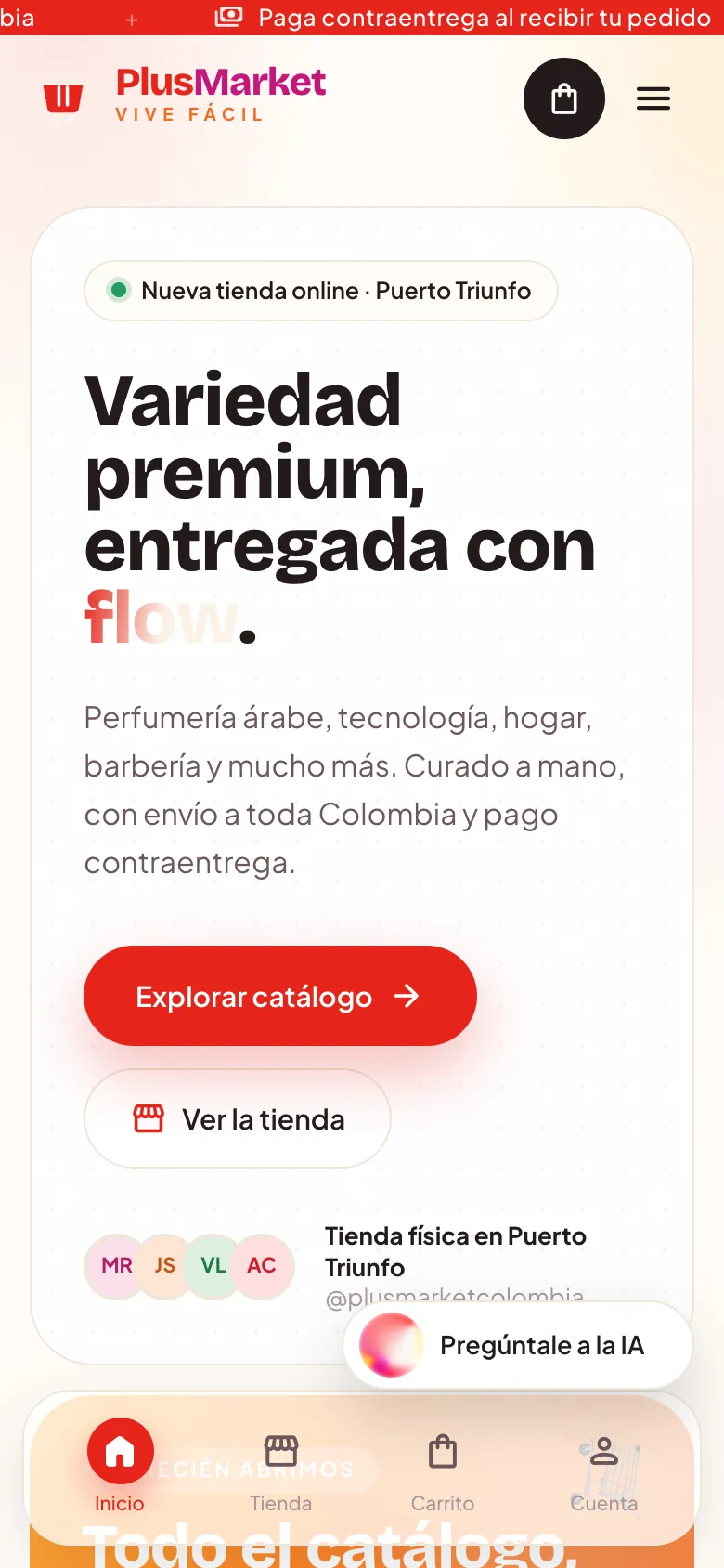 Plus Market en celular